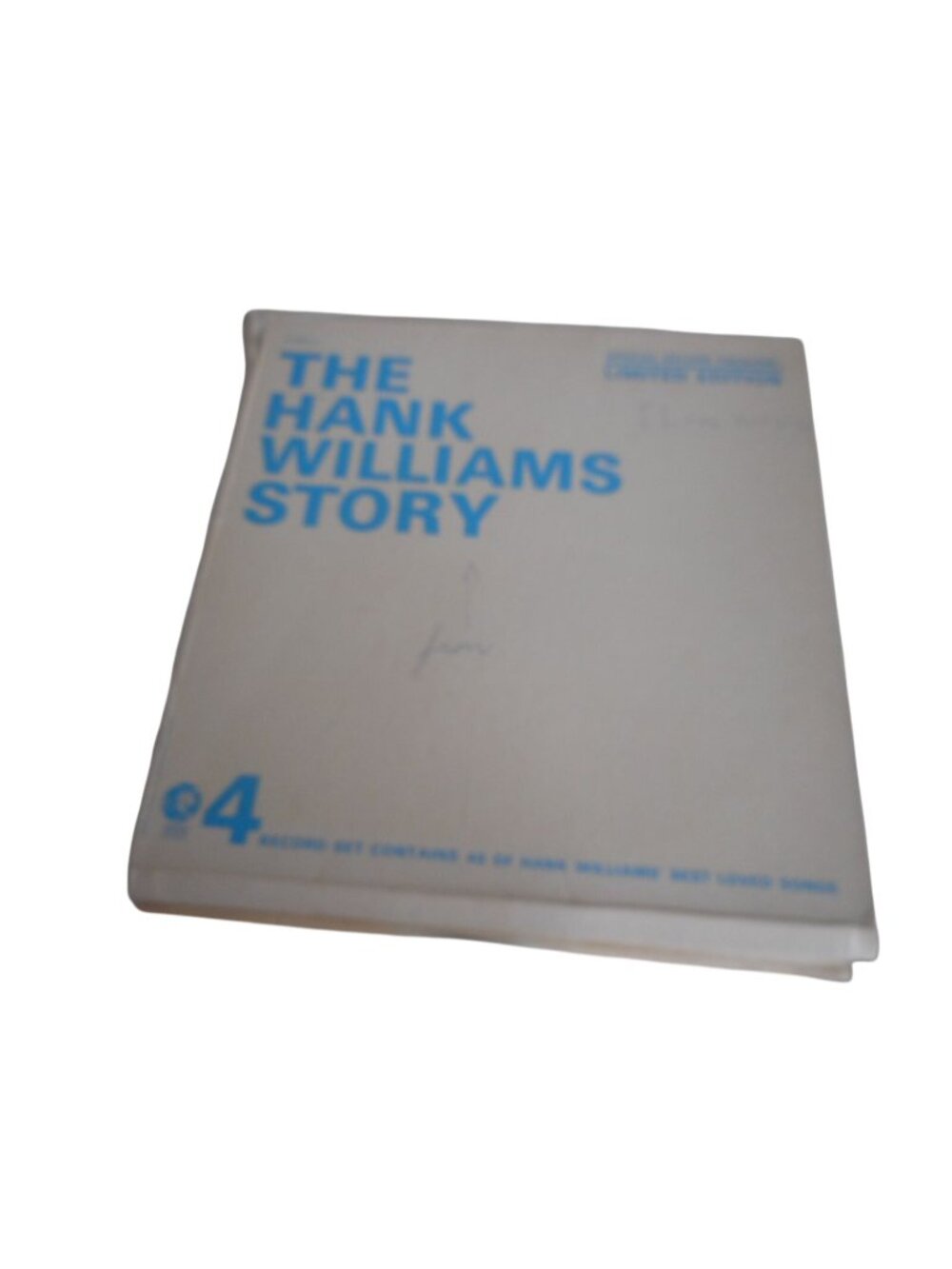 The Hank Williams Story Boxed Set Vinyl LP 4 Records Country Music Ltd Ed MGM